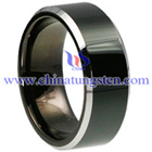 Beveled Tungsten Carbide Ring Picture