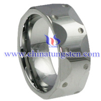 Faceted Tungsten Carbide Ring Picture