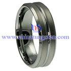 Concave Tungsten Carbide Ring Bild